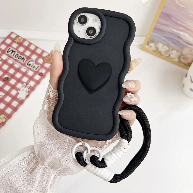 Wavy Heart iPhone Case - Cute Protective Cover