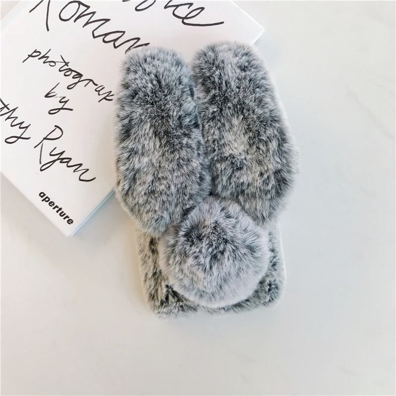 Bunny Fur iPhone Case - Cute Protective Cover