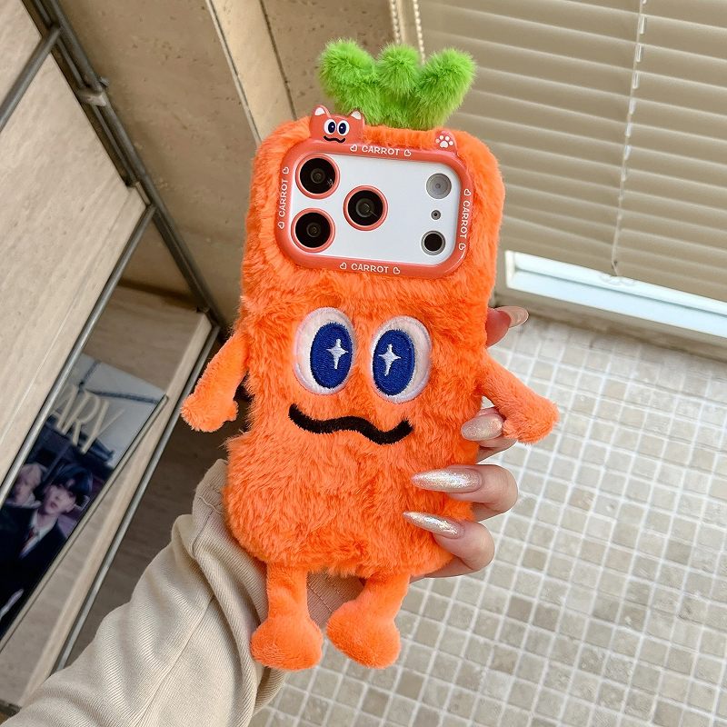 Cute Mood Plush iPhone Case - Cute Protective Cover