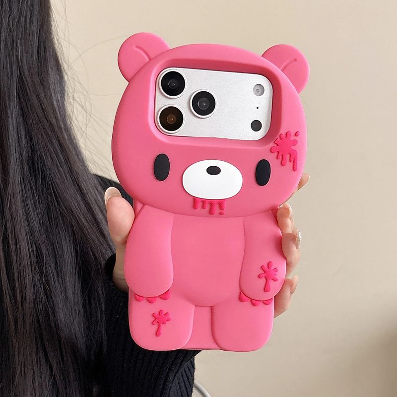 Bloody Teddy Bear iPhone Case - Cute Protective Cover