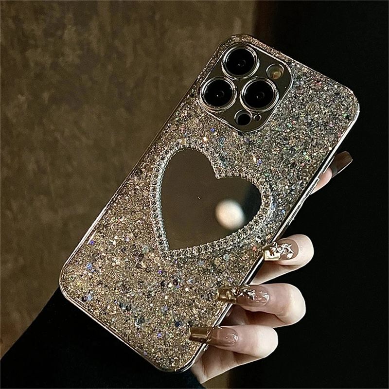 Luxury Heart iPhone Case - Cute Protective Cover