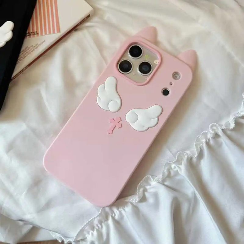 Angel Cat iPhone Case - Cute Protective Cover