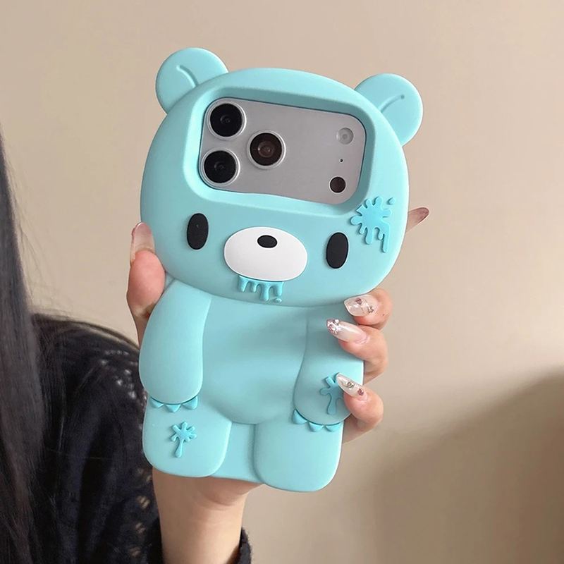 Bloody Teddy Bear iPhone Case - Cute Protective Cover