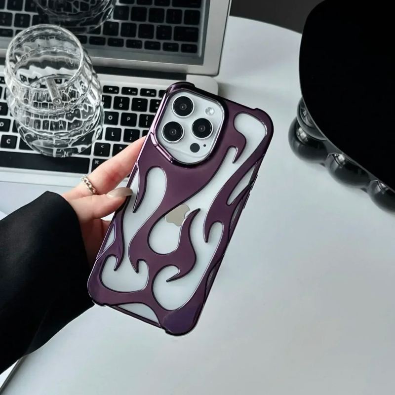 Flames iPhone Case - Cute Protective Cover