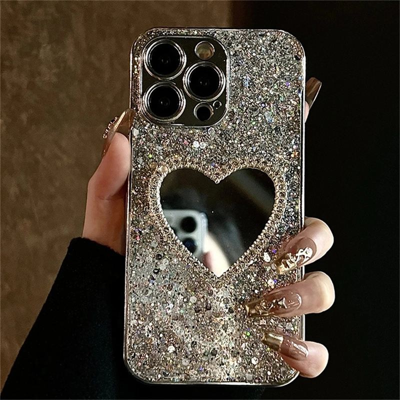 Luxury Heart iPhone Case - Cute Protective Cover