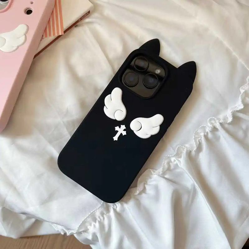 Angel Cat iPhone Case - Cute Protective Cover
