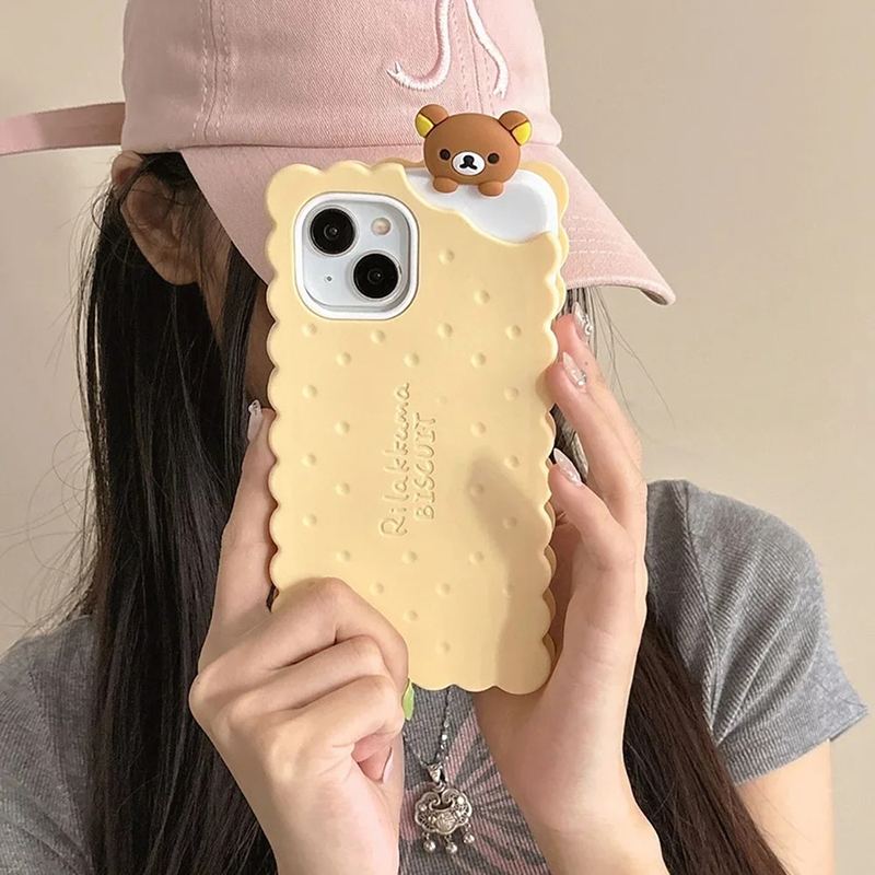 Biscuit Teddy iPhone Case - Cute Protective Cover
