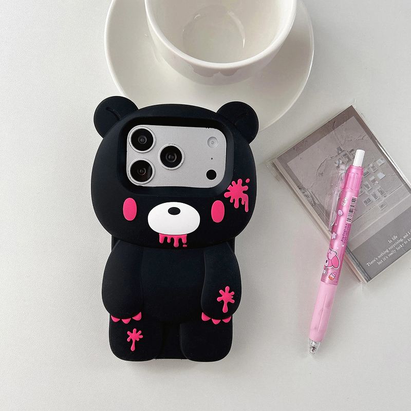 Bloody Teddy Bear iPhone Case - Cute Protective Cover