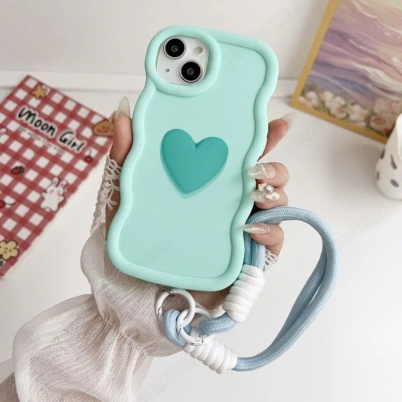 Wavy Heart iPhone Case - Cute Protective Cover