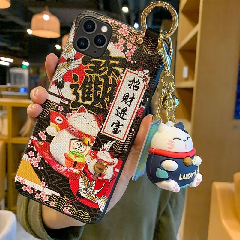 Japanese Cat iPhone Case - Cute Protective Cover