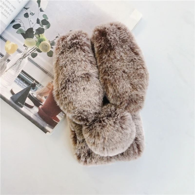 Bunny Fur iPhone Case - Cute Protective Cover