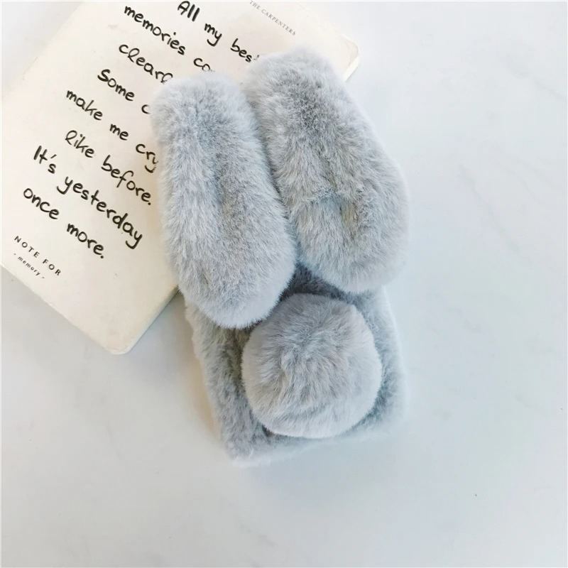Bunny Fur iPhone Case - Cute Protective Cover