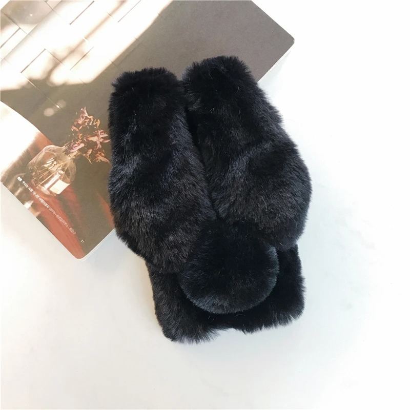 Bunny Fur iPhone Case - Cute Protective Cover