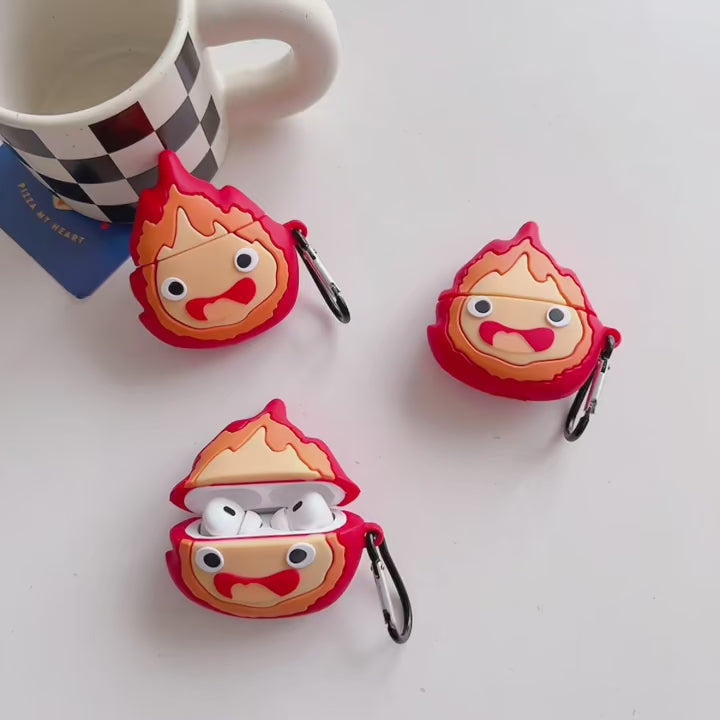 Load video: Ghibli Calcifer™ - AirPods Case