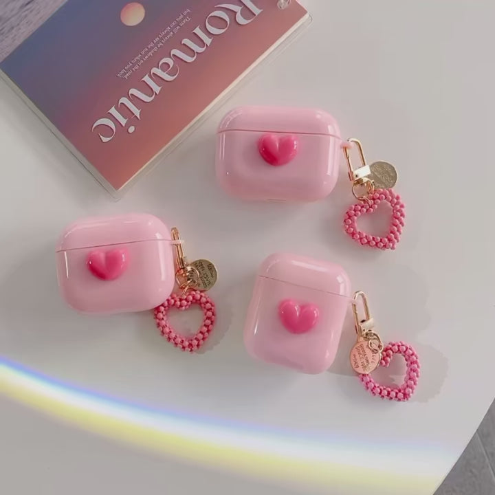 Load video: 3D Love Pattern™ - AirPods Case